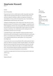 Barista Cover Letter Examples Expert Tips Free Resume Io
