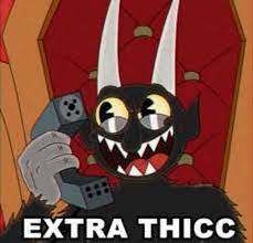 Extra T H I C C Cuphead Memes Know Your Meme Cool Cartoons
