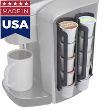 In stainless steel, a green alternative to disposable pods. Amazon Com Sidekick Pod Holder Side Mount K Cup Pods Dispenser Compatible With Keurig Coffee Makers Perfect For Small Counters Home Kitchen