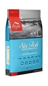 Orijen Six Fish Cat Food Delivers A Diet Rich And Varied In Fresh Whole Fish Ingredients From Atlantic Mackerel Herring Dry Cat Food Dog Food Brands Cat Food
