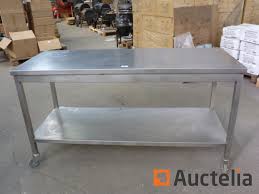 Mophorn stainless steel work table 36x24 inch with 4 wheels commercial food prep worktable with casters heavy duty work table for commercial kitchen vbestlife height adjustable side table with detachable wheels end table c table snack table computer laptop workstation bed table. Stainless Steel Table On Wheels