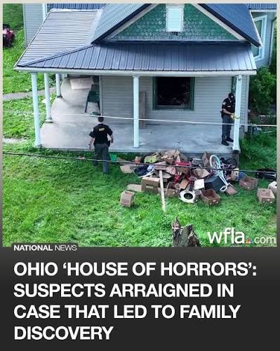 HOUSE OF HORRORS: Two suspects connected to the Ohio "House of Horrors"  case were arraigned on sexual abuse charges earlier this week. Read more in  the link in our bio.