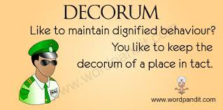 Meaning Of Decorum