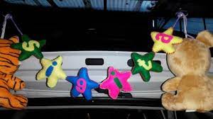 Aksesoris Mobil Terbuat Dari Kain Flanel Berbentuk Bintang Handmade Bintang Kain Flanel Kain