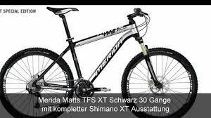 A súlya mindössze 12.8 kg! Mountainbike Merida Matts Tfs Xt Shimano Xt 30 Gange Youtube