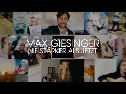 Max Giesinger Nie Starker Als Jetzt Offizielles Video Youtube Max Giesinger Videos Musik