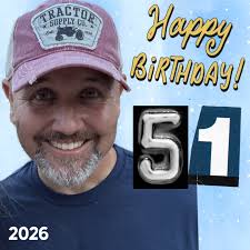 Wishing a very happy 50th birthday to my Chris! We love you!