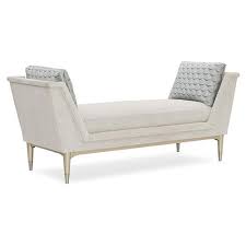 Shop for double chaise lounge sofa online at target. Caracole End To End Modern Classic Grey Fabric Upholstered Double Chaise Lounge Kathy Kuo Home