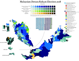 Pakatan harapan alliance received over 50% of the vote across the 12 states and territories where elections took place and won the most seats. Malaysian General Election 2018 By Ajrelectionmaps On Deviantart