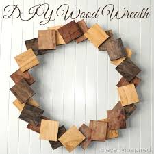 Diy Wood Wreath Cleverly Inspired Wood Wreath Winter Wreath Diy Wood Diy