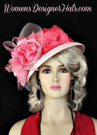 Great savings free delivery / collection on many items. Kentucky Derby Hats Women S Hot Pink Designer Fashion Hat With Flowers