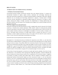 Doc Bbm 475 Notes Introduction To International Business Andrew Mboji Academia Edu