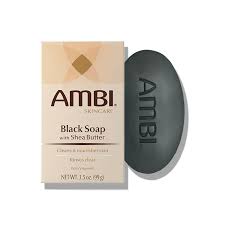 AMBI® Black Soap Bar with Shea Butter - Ambi Skincare