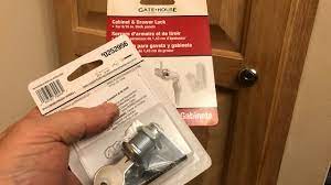 Gate house mailbox lock hardware cabinet … Installing Cabinet And Drawer Lock Tricky Gate House 0252956 Youtube