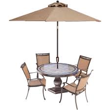 The table comes in one with all the hardware needed to put it together. Home Depot 5 Piece Outdoor Dining Set Foodbloggermania It