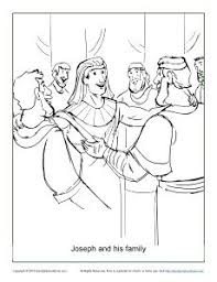 Joseph And His Family Coloring Page On Sunday School Zone Family Coloring Pages Family Coloring Bible Coloring Pages