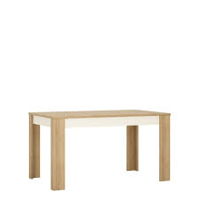 Check spelling or type a new query. Lyon Medium 140 180cm Extending Dining Table Riviera Oak White High Gloss For Sale Online Ebay