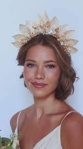Bohemian Fairytale Bridal Crown Hair Accessories Video In 2020 Bridal Crown Fairytale Bridal Crown Hairstyles