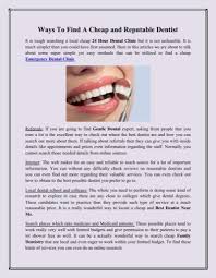 As a participating member, you have access to our wide network of providers. Emergency Dentist Near Me That Take Medicaid For Adults