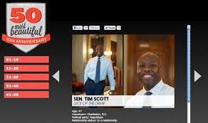 Lucky" Tim Scott lands