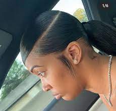 Cute Slick Side Part Ponytail Hair Ponytail Styles Sleek Ponytail Hairstyles Weave Ponytail Hairstyles