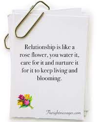Care and attention are essential for any relationship to prosper. 54 Powerful Relationship Quotes The Right Messages