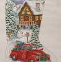 christmas needlepoint stocking cotton winter cabin from www.kcneedlepoint.com