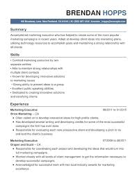 It emphasizes employment history by listing a job seeker's most recent work experience first and. Marketing Chronological Resume Samples Examples Format Templates Resume Help