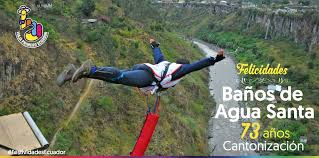A baños de agua santa se lo llama 'pedacito de cielo' por su clima y las diversas bondades naturales que ofrece a sus visitantes. Turismo Ecuador Auf Twitter Saludamos A La Ciudad De Banos Meca Del Turismo De Aventura Ubicada Al Pie Del Volcan Tungurahua
