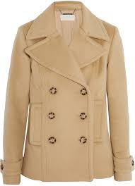 Michael kors jackets & coats | michael kors c. Michael Michael Kors Michl Michl Kors Double Breasted Wool Blend Peacoat Camel 425 Net A Porter Com Lookastic