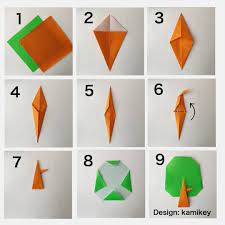 ふくろうの動画のおまけに載せた 木 の作り方ですが インスタでも特別掲載 スワイプでどうぞ 六角リース15 とり12 木3 4 角の折り紙を使用しています とり 六角リース の作り方動画は youtubeの kamikey origami でご覧ください 折り紙