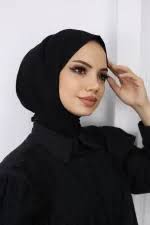 Snap Fastened Ready Practical Hijab Daily and Pool Bonnet Hijab Women's  Shawl Scarf
