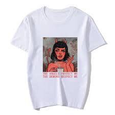 Mode outfits fashion outfits shotting photo mein style mode streetwear inspiration mode. Don T Mess With Me Satan Women T Shirt Summer Fashion 2020 Short Sleeve Aesthetic Vogue T Shirt Korean Tumblr Bitch Tshirt T Shirts Aliexpress