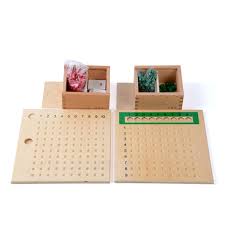 Baby Toy Montessori Multiplication Bead Board And Division Bead Board For Early Childhood Education Preschool Early Learning Toys Math Toys Childhood Education