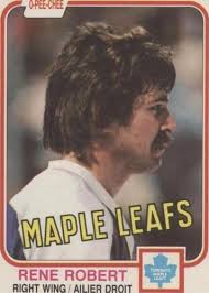1981-82 O-Pee-Chee #322 Rene Robert Maple Leafs