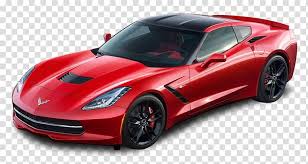 Red Chevrolet Corvette Stingray Coupe With Blue Background Sports Car Chevrolet Corvette Zr1 C6 Corvette Stingray Red Chevrolet Corvette Stingray Top View Car Transparent Background Png Clipart Hiclipart
