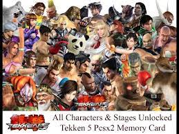 Successfully complete story, battle, or time attack mode four times with different characters to unlock bruce irvin. Wn All Characters Stages Unlocked Tekken 5 Ps 2 Pc Emulator Pcsx2 Memory Card