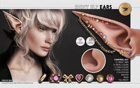 Order whichever color you think is closest to your skintone. Second Life Marketplace Swallow Shiny Elf Ears