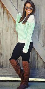 Adorable Beautiful Winter Fashion Style Fashion Hot Winter Outfits Casual Outfits