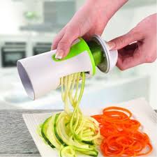 Portable Spiralizer Vegetable Slicer Handheld Spiralizer Peeler Stainless Steel Spiral Slicer For Potatoes Zucchini Spaghetti Spiral Vegetable Slicer Spiralized Vegetables Spiral Slicer