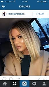 Long Bob Blonde Dark Roots Hair Styles Khloe Kardashian Hair Short Blonde Hair