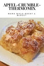 Apfel Crumble Thermomix Sehr Leckeres Rezept Fur Apfel Crumble Aus Dem Thermomix Apfel A Cake Recipes Easy Homemade Apple Recipes Apple Crumble Recipe