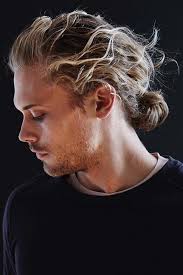 How To Do A Man Bun With Short Curly Hair How To Get Style And Sport The On Trend Man Bun Hairstyle Mens Hairstyles Thick Hair Curly Hair Styles Man Bun Hairstyles