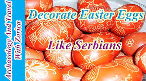 They are usually painted on holy thursday in commemoration of the last supper. Serbian Tradition Of Easter Egg Decoration Youtube