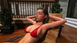 Radiant - Brunette College woman with big boobs in a bikini (Consequences  Of Our Actions) - Part 4