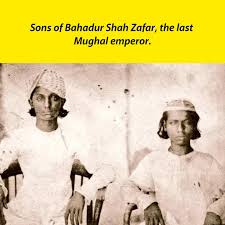 1857, Bahadur Shah Zafar ...