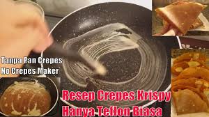 Topping nya bisa disesuaikan selera. Resep Crepes Krispy Leker Krispi Crunchy Crepes Homemade Youtube