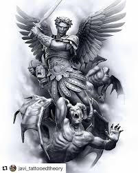 L'icona lapidea di bernardo monaco. Pin By Alida On San Michele Arcangelo Archangel Michael Tattoo Archangel Tattoo Demon Tattoo