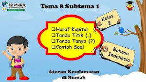 Huruf kapital berdasarkan penggunaannya haruslah sesuai dengan kaidah pedoman umum ejaan bahasa yang disempurnakan contoh : Tematik Kelas 2 Tema 8 Subtema 1 Materi Huruf Kapital Tanda Titik Dan Tanda Tanya Youtube
