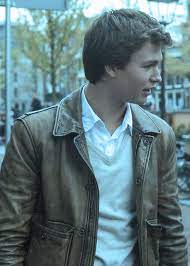 Ansel Elgort Celebrities Leather Jacket The Fault In Our Stars Leather Jacket
